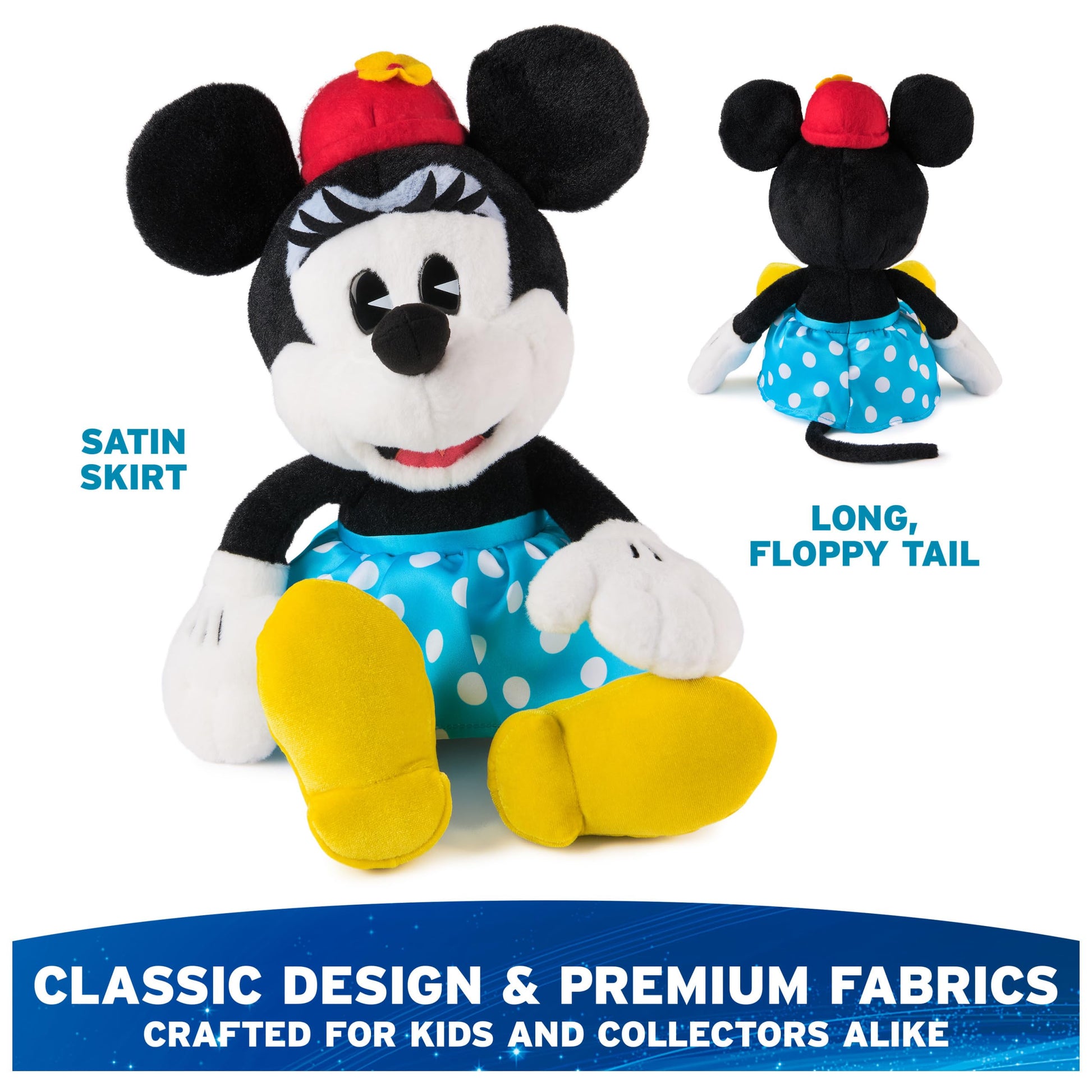 GUND Disney Official Minnie Mouse 14-Inch Deluxe Plush Toy for Ages 1+