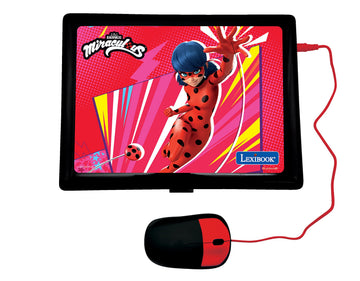Lexibook, Miraculous Educational Laptop for Kids, JC598MIi2