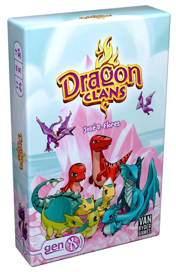 Van Ryder Games - Dragon Clans - Family Board Game - Quick & Fun Strategy Games - 2-5 Players, Ages 8+