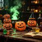 SENTOP 3pcs Miniature Figurines, Fairy Garden Decorations, Halloween Pumpkins & Party Favors