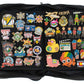 PinProsPlus Portable Large Trading Pin Bags Carry Case Organizer with 6 double sided pages