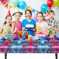 Idealmuzik 3pcs Video Game Tablecloth, Game Theme Birthday Decorations Supplies, Plastic Tablecloth, Rectangular Racetrack Tablecloth, Gamer