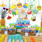 Summer Pool Beach Hanging Swirls Banner Decor 30 Pack Foil Ceiling Hanging Swirls Streams Banner Decorations Garland for Kids Luau Hawaii Celebrating