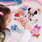 Just Play Disney Junior Minnie Mouse Magnetic Wooden Dress-Up Set, Doll Figure and Magnetic Accessories, 53-Pieces