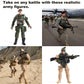 Mr.River US Army Men and SWAT Team Toy Soldiers Action Figures with Military Weapons Accessories for Kids Boys Girls,12Pcs