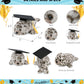 DolliBu Seal Graduation Plush Toy - Super Soft Seal Plush Graduation Stuffed Animal Dress Up with Gown & Cap with Tassel Outfit - Gift
