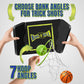 Bank-A-Ball Mini Basketball Hoop for Adults or Kids - Indoor Portable Adjustable Playing Set w/Ball - Over The Door Hoop with Adjustable Backboard