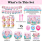 Axolotl Birthday Decorations?Axolotl Party Decorations?Axolotl Party Supplies Include Balloons,Backdrop,Banner, Cake Toppers?Tableware, Tablecloth