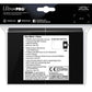 Ultra Pro E-15613 Eclipse Standard Matte Sleeves 100 Pack-Jet Black