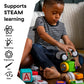 Baby Einstein Connectables 24 Piece STEAM Magnetic Blocks Learning Toys Letters Colors Animals for Baby 6 Months+ Toddler 1 2 3 4 5 Year Old