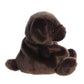 Aurora® Adorable Palm Pals™ Sienna Chocolate Lab™ Stuffed Animal - Fun Collectible Plush for Kids and Adult Collectors - Perfect for Decorating Rooms
