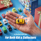 JOYIN 18 Pcs Pull Back City Cars and Trucks Toy Vehicles Set, Friction Powered Mini Cars Toys for Toddlers, Party Favors for Kids 3-5, Birthday Gifts