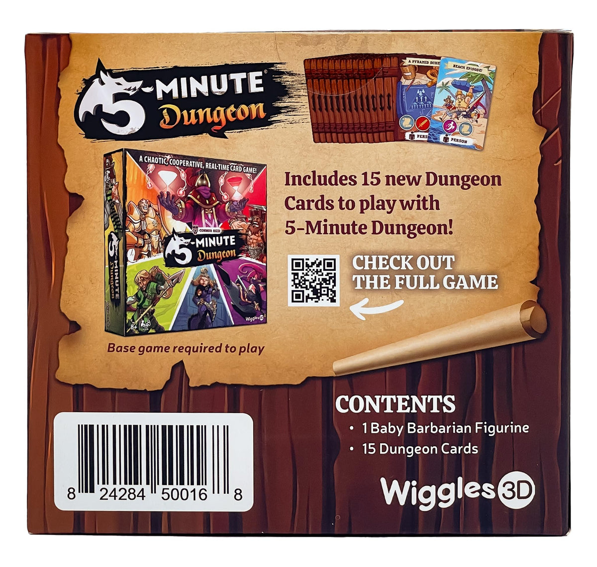 5-Minute Dungeon: Baby Barbarian Figurine and New Content Card Pack