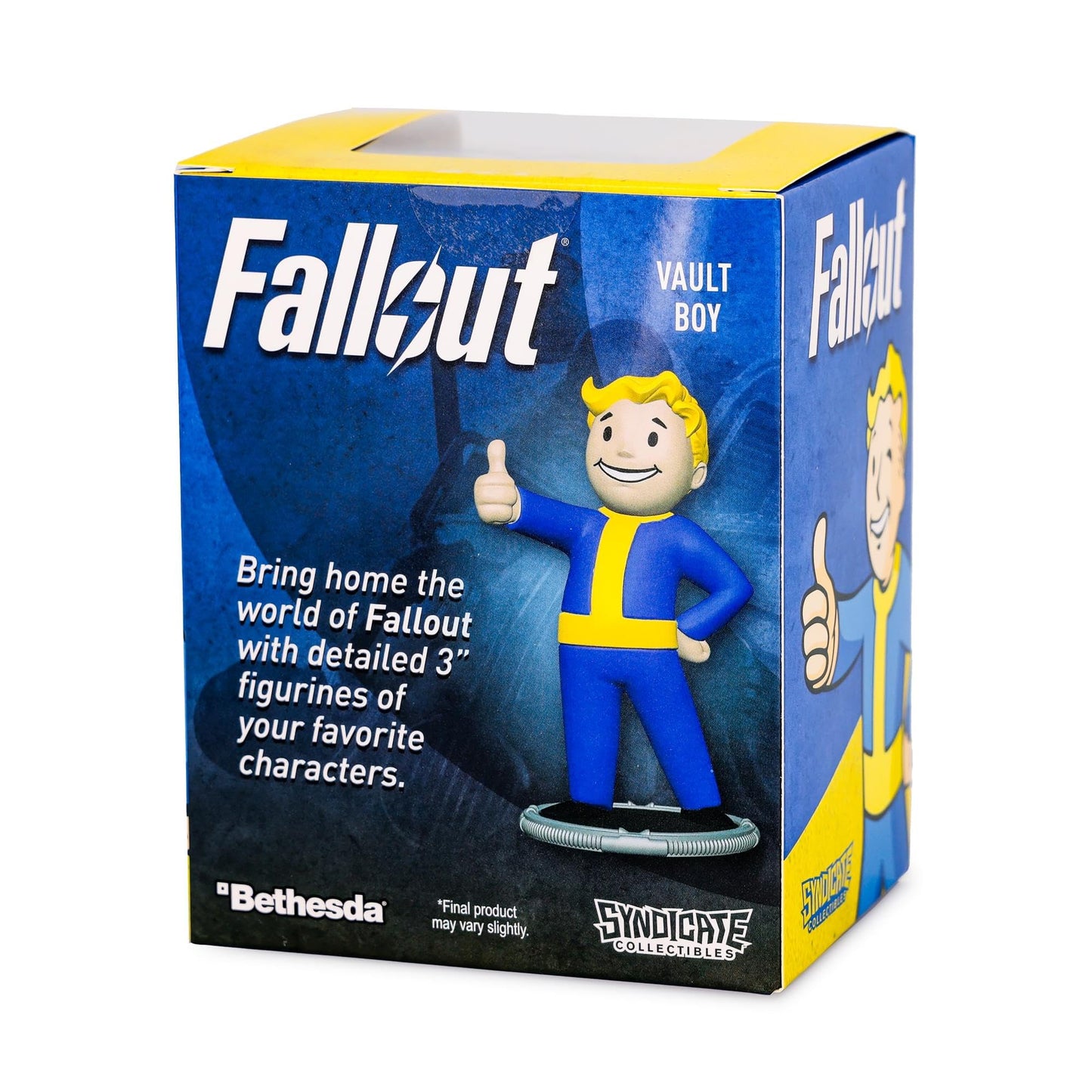 Toynk Fallout Vault Boy Thumbs-Up 3-Inch Mini Figure for Adults