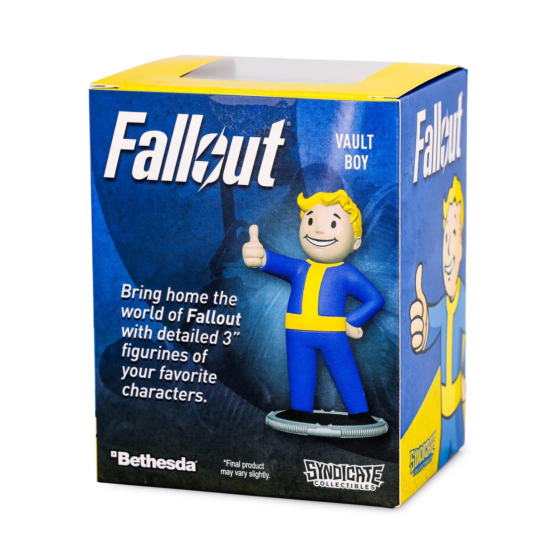 Toynk Fallout Vault Boy Thumbs-Up 3-Inch Mini Figure for Adults