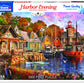 White Mountain 1000 Piece Jigsaw Puzzle Lighthouse Boats Waterside Puzzles with Large Pieces for Adults and Family 24"x30" - Harbor Evening