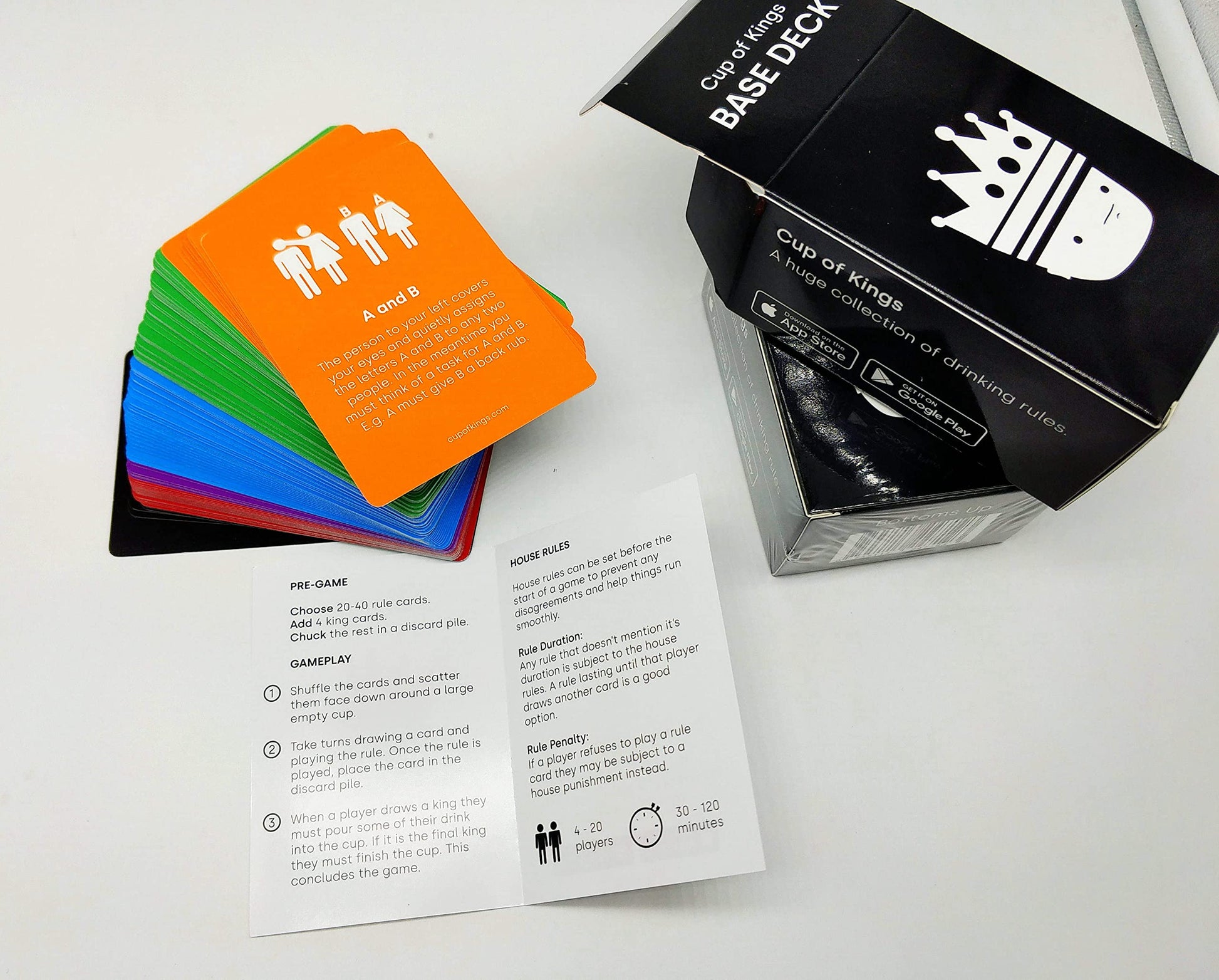 Cup of Kings - Kings Cup Drinking Game - Base Deck