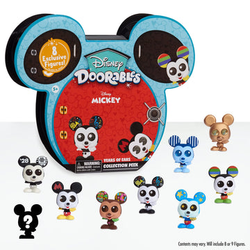 Disney Doorables Mickey Mouse Years of Ears Collection Peek, Includes 8 Exclusive Mini Collectible Figures, Styles May Vary, Kids Toys for Ages 5 Up