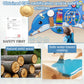 Wooden Wall Busy Board,Montessori Sensory Toy&Preschool Learning Activity Center for Boys and Girls,Promote the development of children's sensory