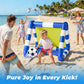 Funscape Kid Soccer Pool Toy Inflatable Float Soccer Goal & Ball Water Game