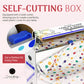 Grandipity Plastic Tablecloth Roll - 54in x 100 Ft. Happy Birthday Plastic Table Cloths Disposable with Cutter Box - Cut to Size Disposable Tablecloth