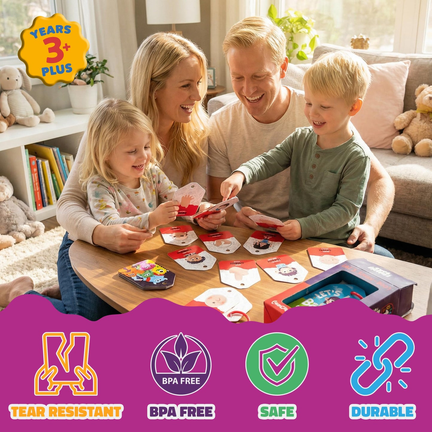 Let’s Know My Body - Bilingual Spanish & English Flashcards for Kids, Beginners, and Adult Learners | Montessori Learning Cards to Teach Body Parts