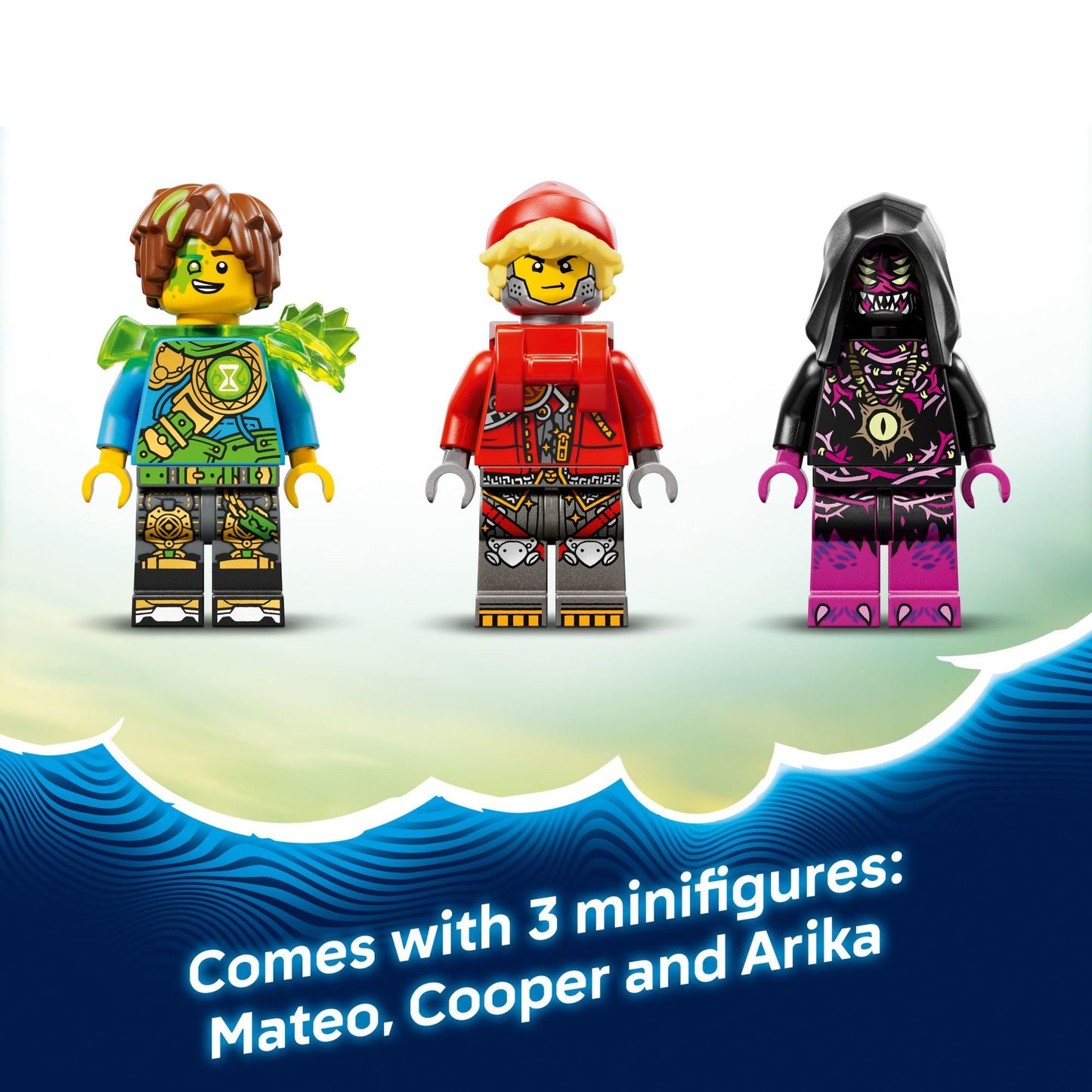 LEGO DREAMZzz Nightmare Scorpion Digger Building Toy for Boys & Girls - Pretend Play Set for Kids, Ages 7+ - with 2 Build Options, 3 Minifigures