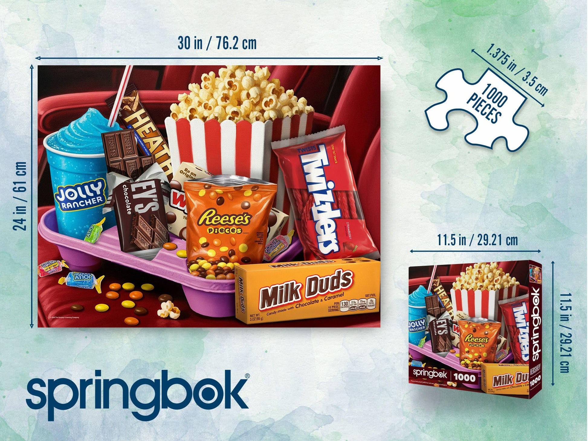Springbok Hershey's Movie Night Treats 1000 Piece Jigsaw Puzzle for Adults