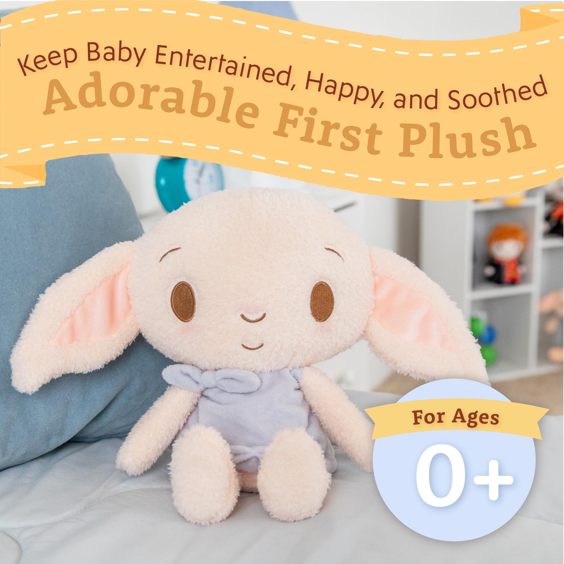 Kids Preferred Harry Potter Cuteeze Dobby The House Elf Stuffed Animal Plush Toys Soft Cuddle Plushie Gifts for Baby and Toddler Boys and Girls - 12