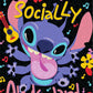 Ceaco - Disney Stitch Socially Awkward - 300 Large Piece Puzzle for Adults