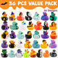 JOYIN 36 Pcs Halloween Ducks Bath Toys, Rubber Ducks Bulk for Halloween Party Favors, Mini Duckies Baby Bathtub Toys for Trick or Treating Goodie Bag