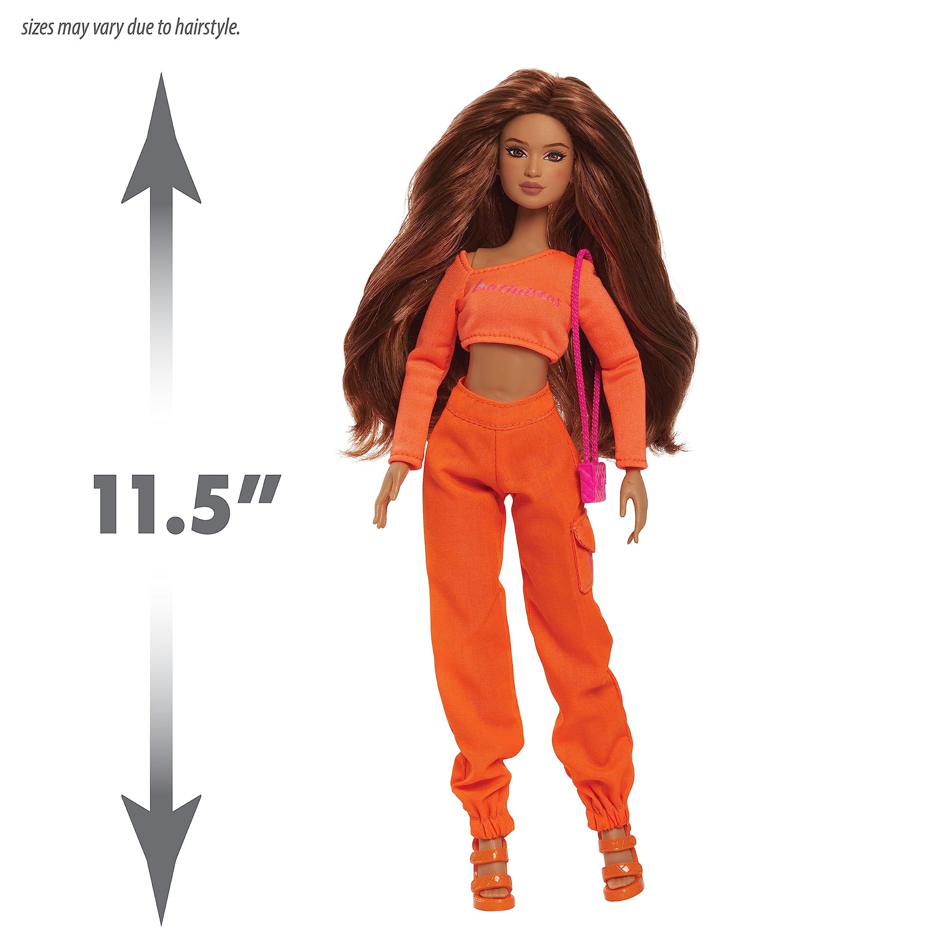 The First All-Latina Line of Fashion Dolls, Latinistas 11.5-inch Julianna Latina Fashion Doll and Accessories, Kids Toys for Ages 3 Up, Designed and