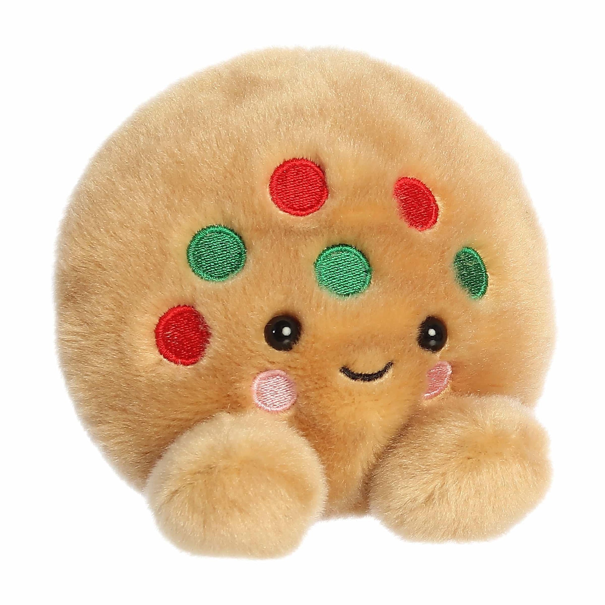 Aurora® Festive Palm Pals™ Kringle Cookie™ Stuffed Animal - Fun Collectible Plush for Kids and Adult Collectors - Perfect for Holiday Decorations or