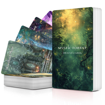 Pacify Enchanted Forest Oracle Cards 56 Card Mystic Forest Oracle Deck for Beginners, Spiritual Guidance & Nature Divination Inspiration (Mystic