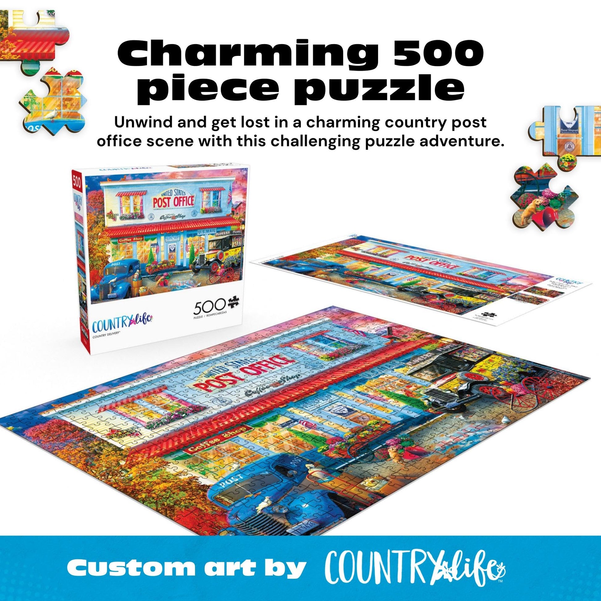 Buffalo Games - Country Delivery - 500 Piece Jigsaw Puzzle for Adults