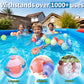 Reusable Water Balloons,Soft Refillable Water Balloons Quick Fill,12 Pack