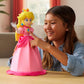 Super Mario Yours Truly, Princess Peach Collectible Action Figure Doll Stands Approximately 12 Inches TalI, with 6 Points of Articulation, 25+ Video