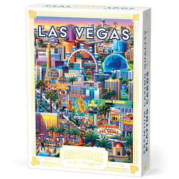Boardwalk Puzzles Premium Featherlight Unique Playing Cards, Fun Themed Deck for Home and Travel | Las Vegas Strip