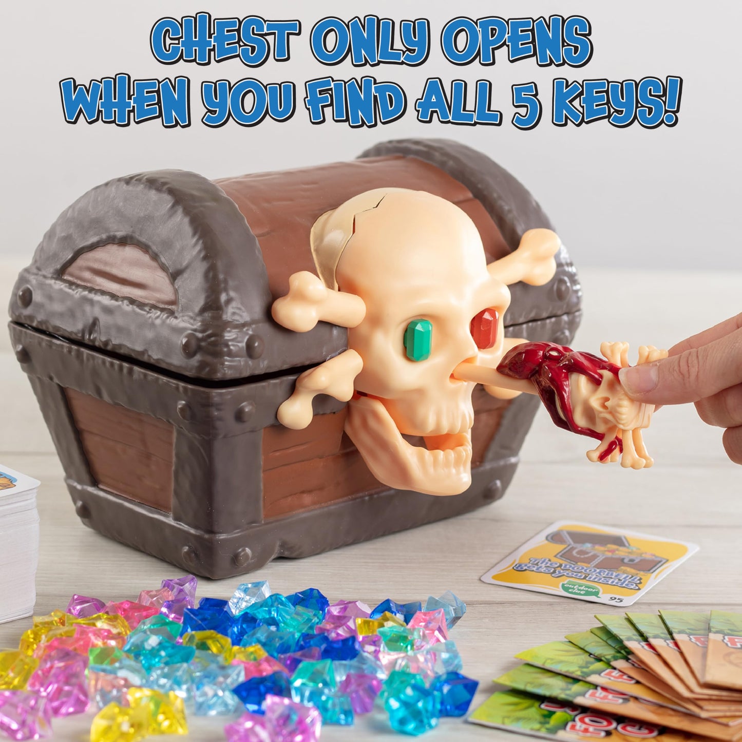 Lost Loot DIY Scavenger Hunt Game - Award Winning Pirate Treasure Like No Other! Hide Skeleton Keys, Set Clues & Find to Unlock Special Chest-150