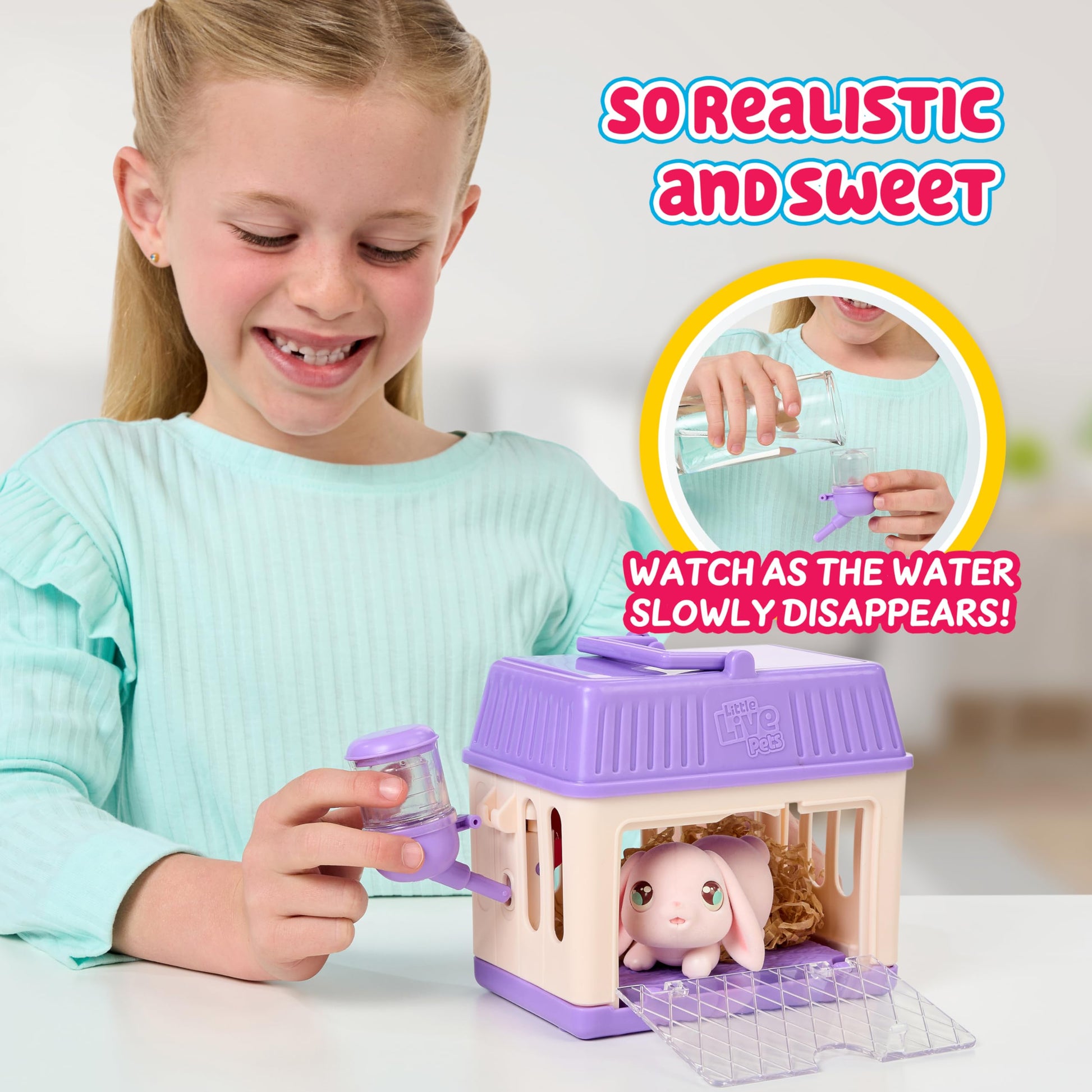 Little Live Pets Mama Surprise Minis Bunny, Reveals 2-4 Babies