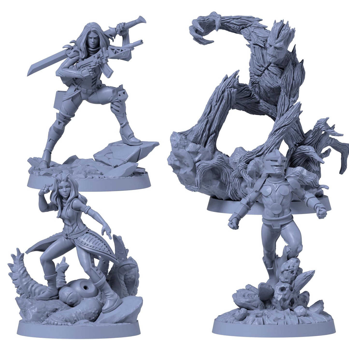 Marvel Zombies: A Zombicide Game - Guardians of the Galaxy - Fight the Undead Threat in the Depths of Space! Cooperative Strategy Game, Ages 14+, 1-6