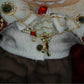 Royal King Clothes for 15/17cm Labubu | 6-Piece Regal Robes in Crimson Velvet | Luxury Doll Clothes for Collectors