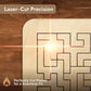 WOODSTERS Mind Bending Wooden Jigsaw Puzzle - Difficult Challenging Impossible Puzzles for Adults, Advanced Hard Jigsaw Puzzles - Aztec Labyrinth