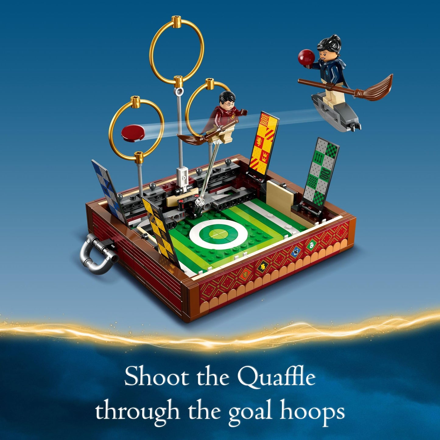 LEGO Harry Potter Quidditch Trunk 76416 Buildable Harry Potter Toy; Birthday Gift Idea for Kids Aged 9+; Open the Buildable Box to Reveal a Quidditch