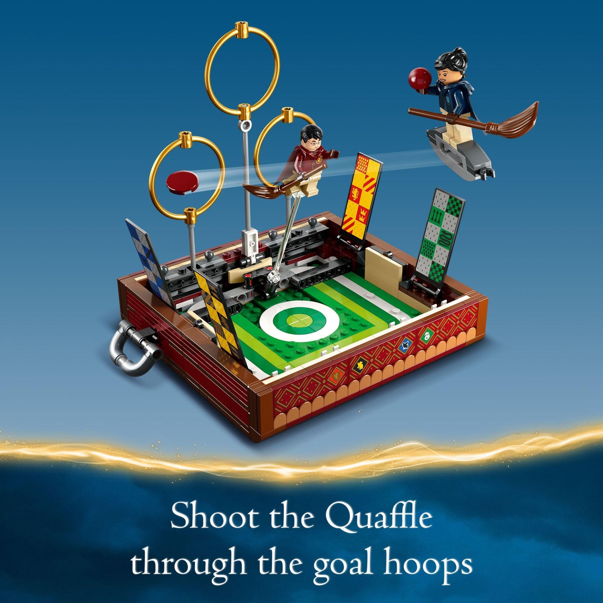 LEGO Harry Potter Quidditch Trunk 76416 Buildable Harry Potter Toy; Birthday Gift Idea for Kids Aged 9+; Open the Buildable Box to Reveal a Quidditch