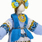 Exclusive Collectible Ukraine Motanka Doll Slavic Design Handmade Made in Ukraine 7.5" (Blue)