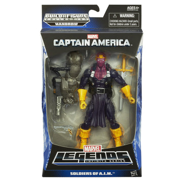Captain America Marvel Legends Soldiers of A.I.M. Action Figure Baron Von Zemo, 6 Inches