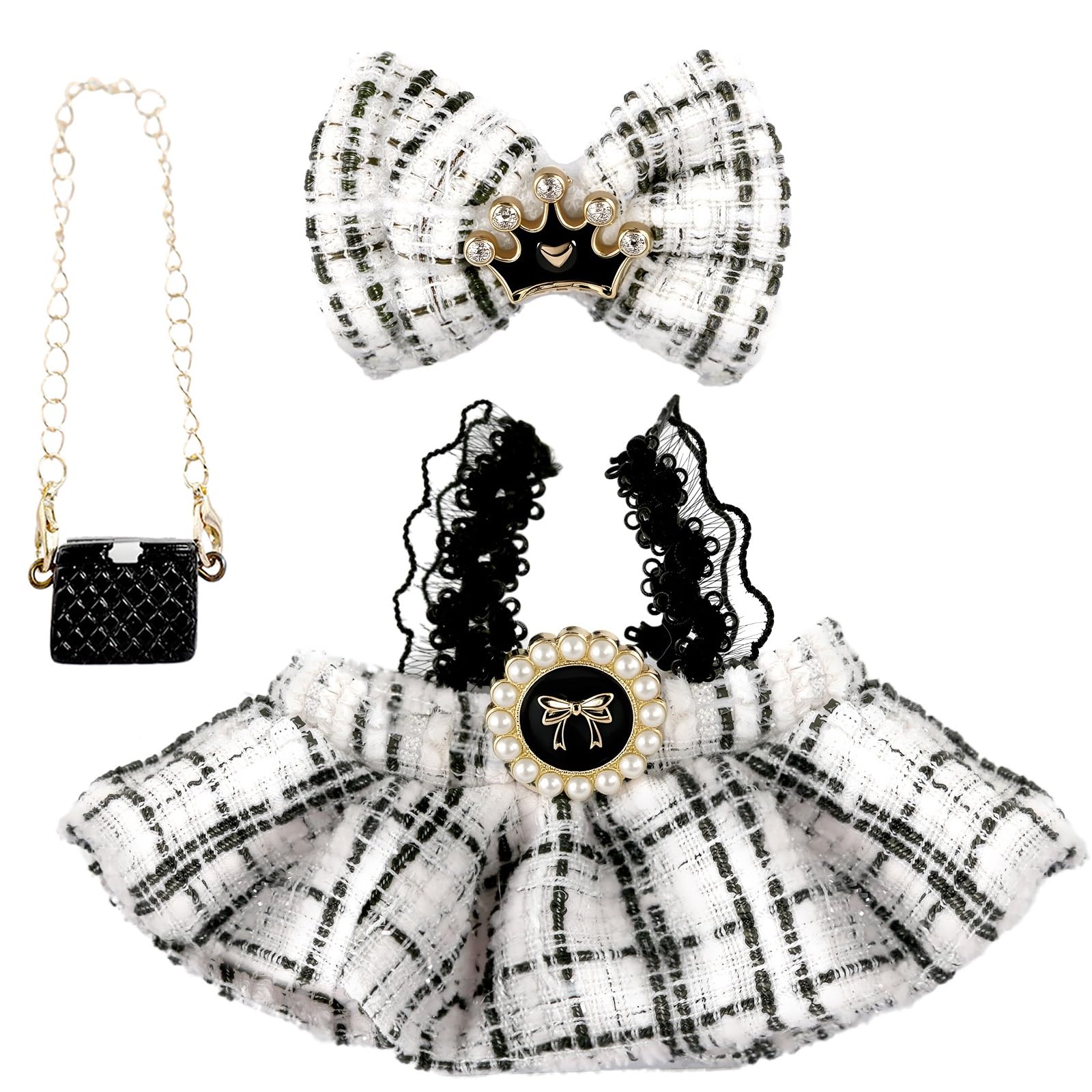 Clothes for LA BUBU 17cm Doll (NO Doll),Outfit for LABUBU,Clothes Set for LA BUBU Dress Up,Accessories for LA BUBU