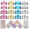 Catcan 23 PCS Foam Crowns Set, 16 PCS Princess Crowns & Sticker