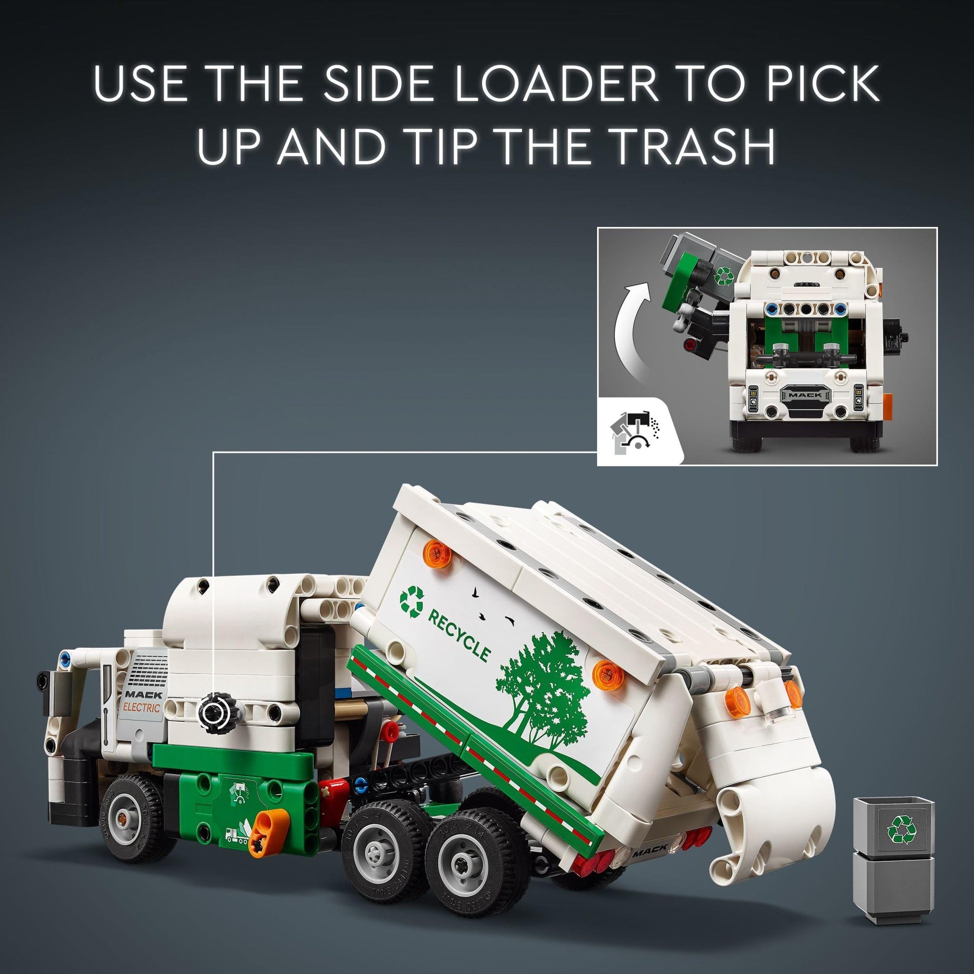 LEGO Technic Mack LR Electric Garbage Truck 42167